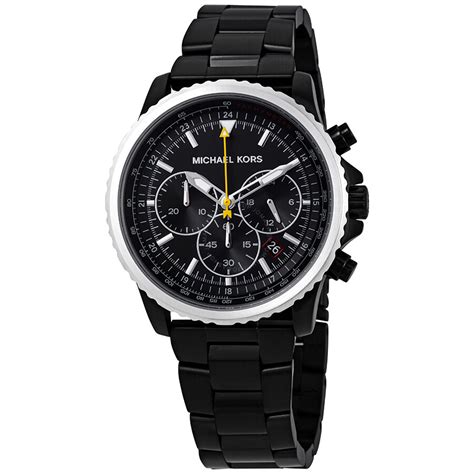 Michael Kors Theroux Chronograph Quartz Black Dial Men's 